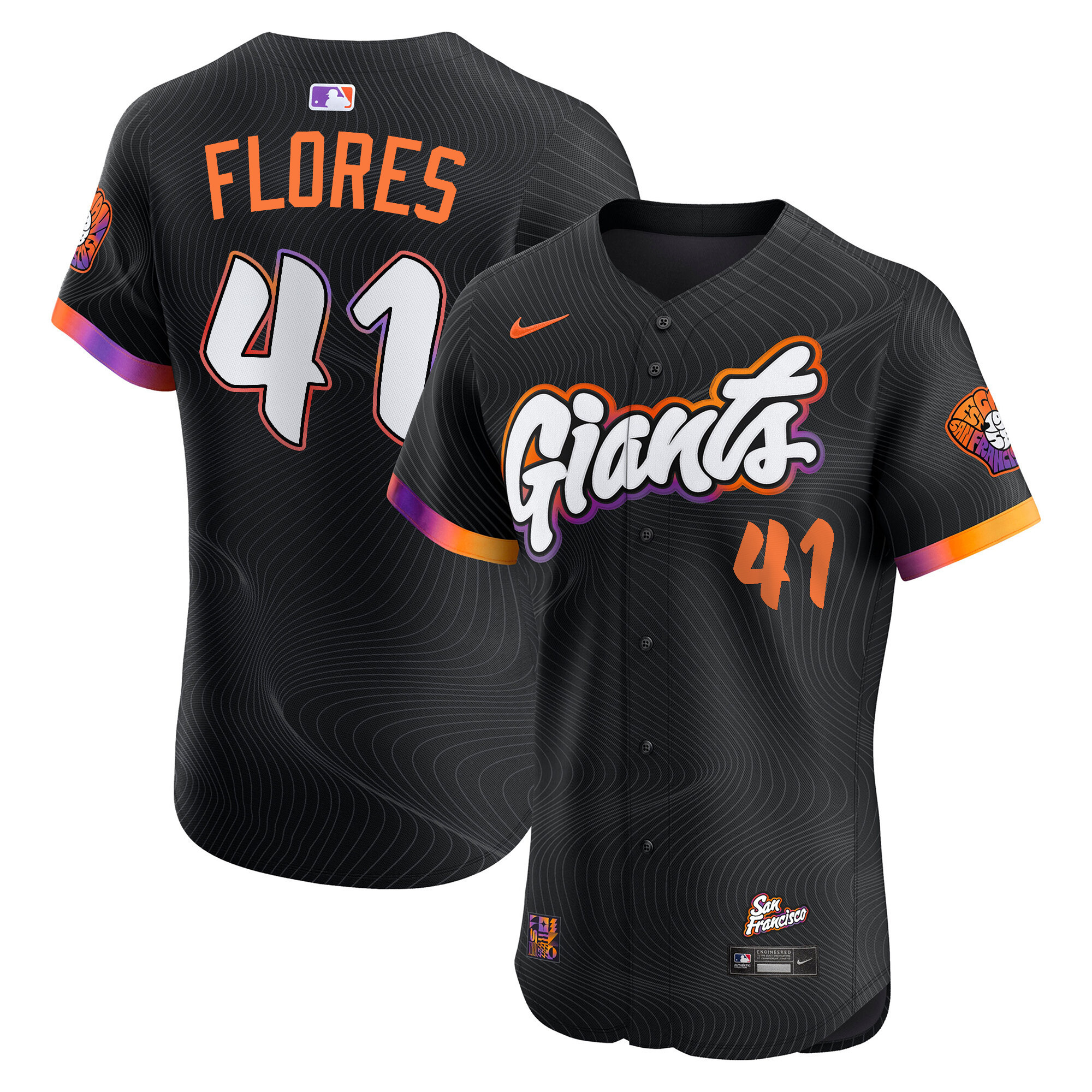 San Francisco Giants 2025 City Connect Vapor Premier Elite Jersey - All Stitched - Image 4