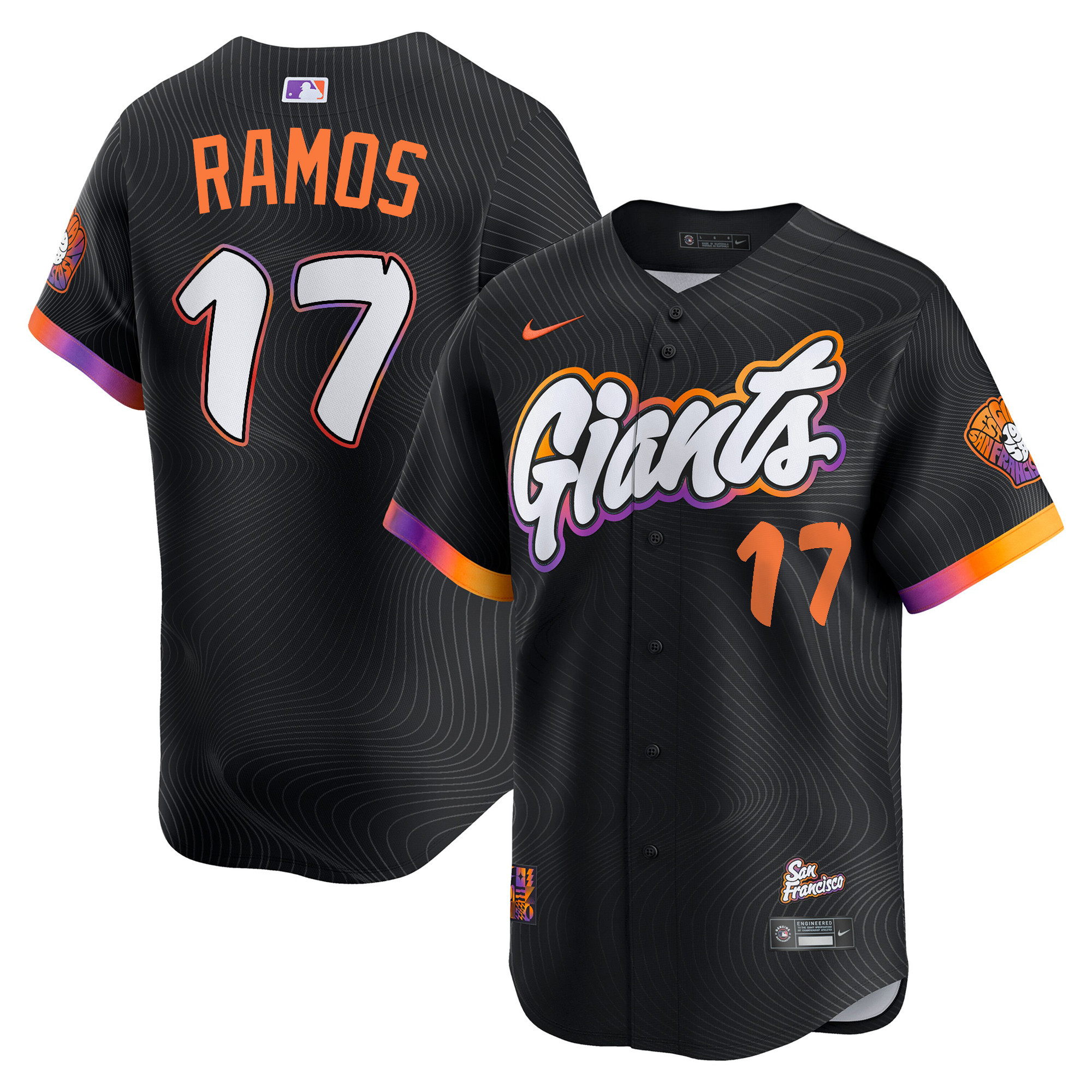 San Francisco Giants 2025 City Connect Vapor Premier Limited Jersey - All Stitched