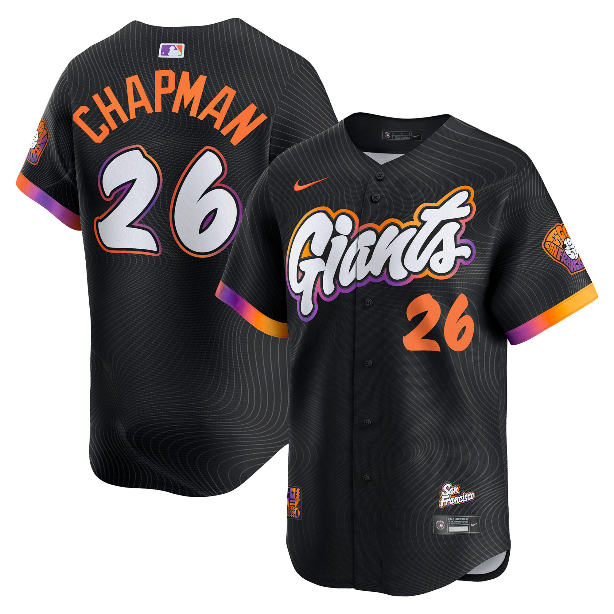 San Francisco Giants 2025 City Connect Vapor Premier Limited Jersey - All Stitched - Image 3