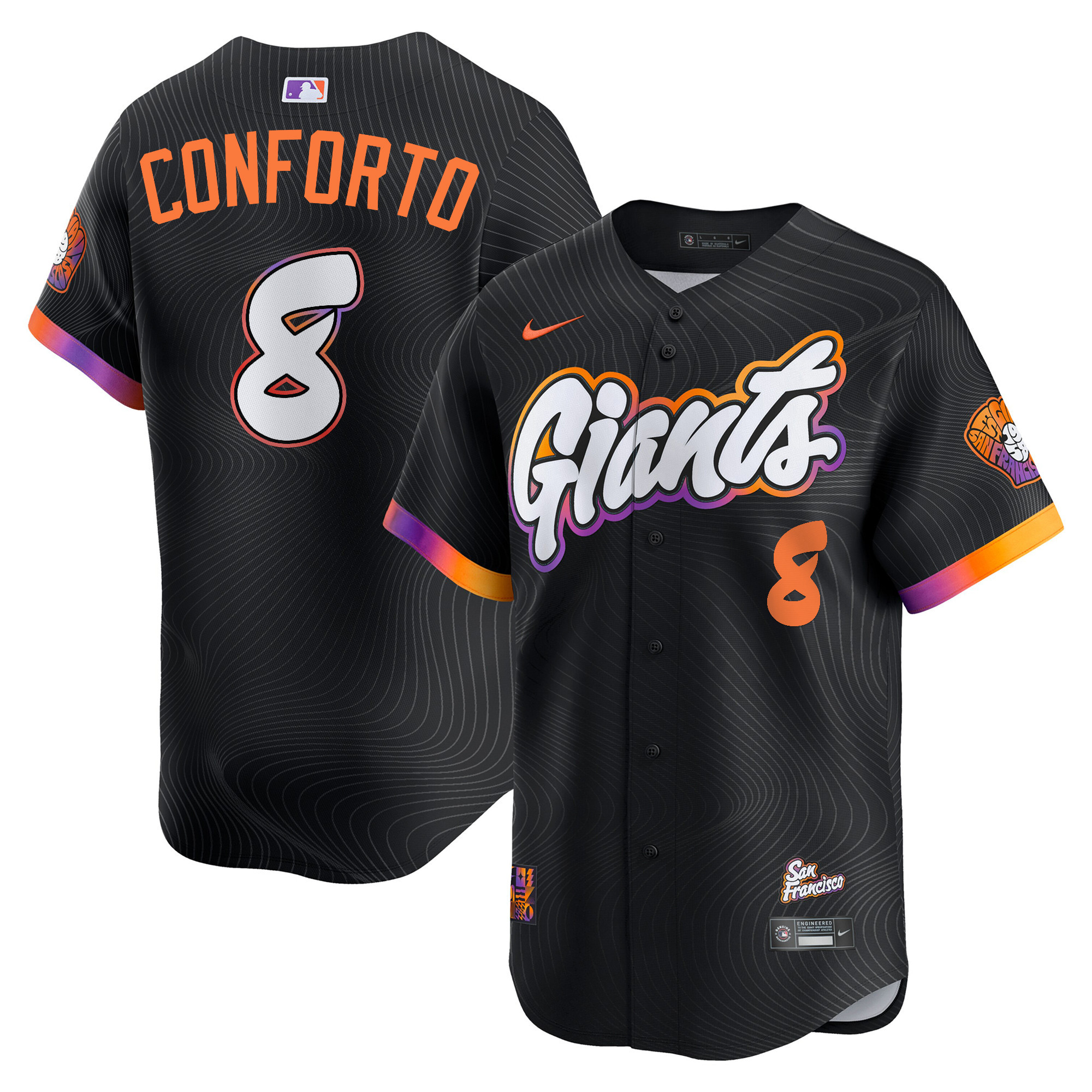 San Francisco Giants 2025 City Connect Vapor Premier Limited Jersey - All Stitched - Image 5