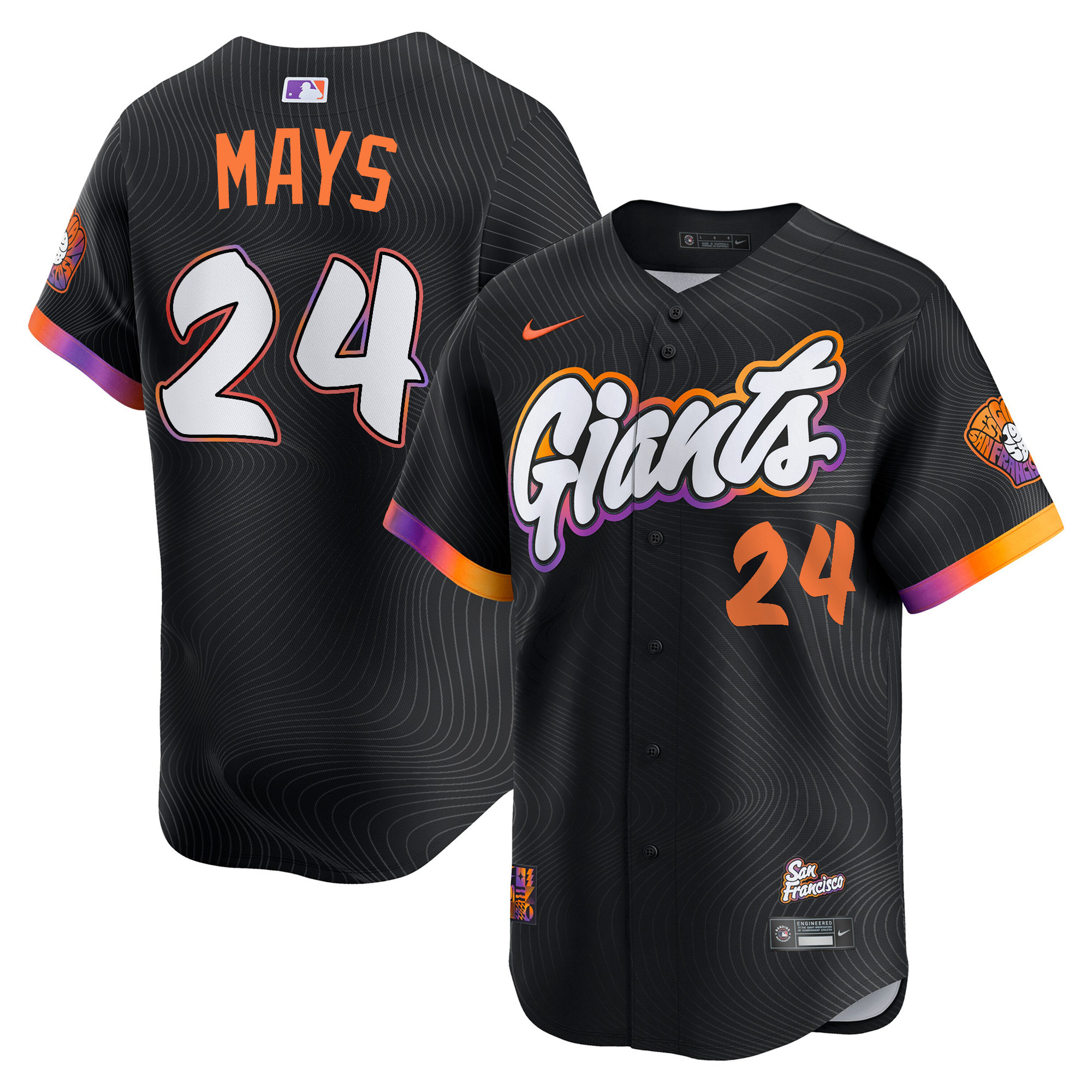 San Francisco Giants 2025 City Connect Vapor Premier Limited Jersey - All Stitched - Image 2