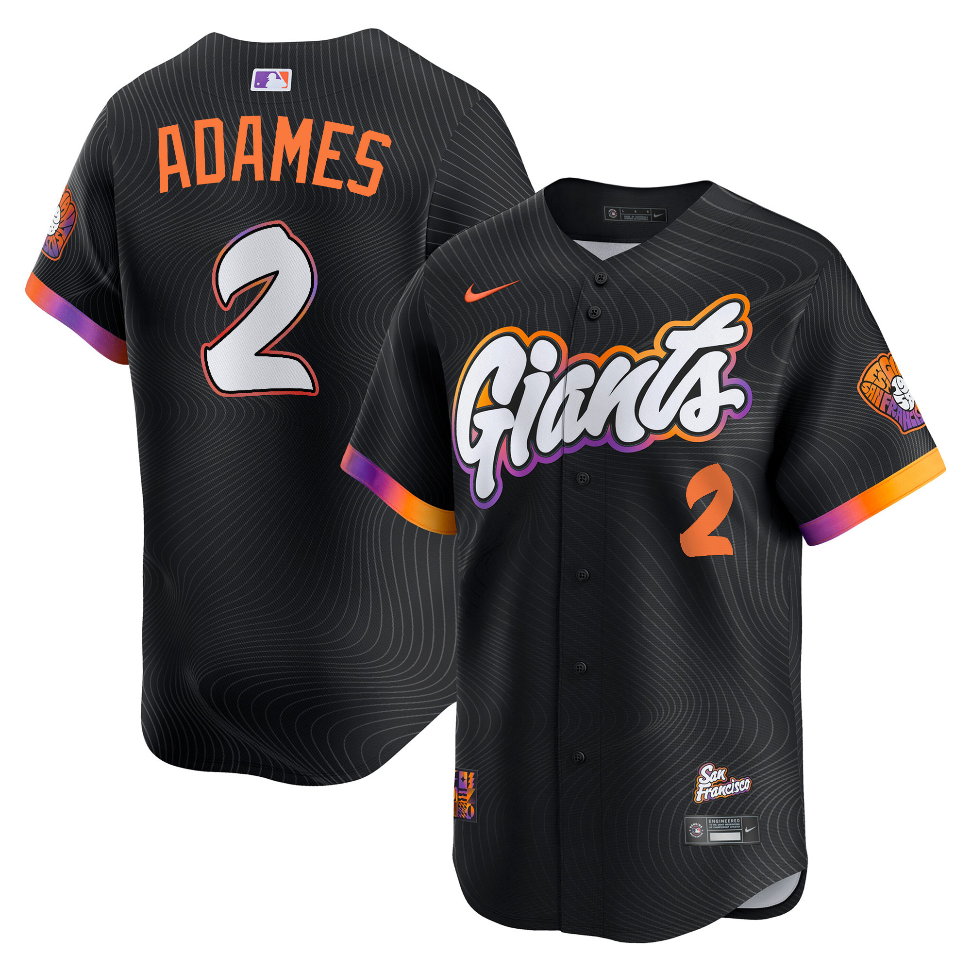 San Francisco Giants 2025 City Connect Vapor Premier Limited Jersey - All Stitched - Image 7