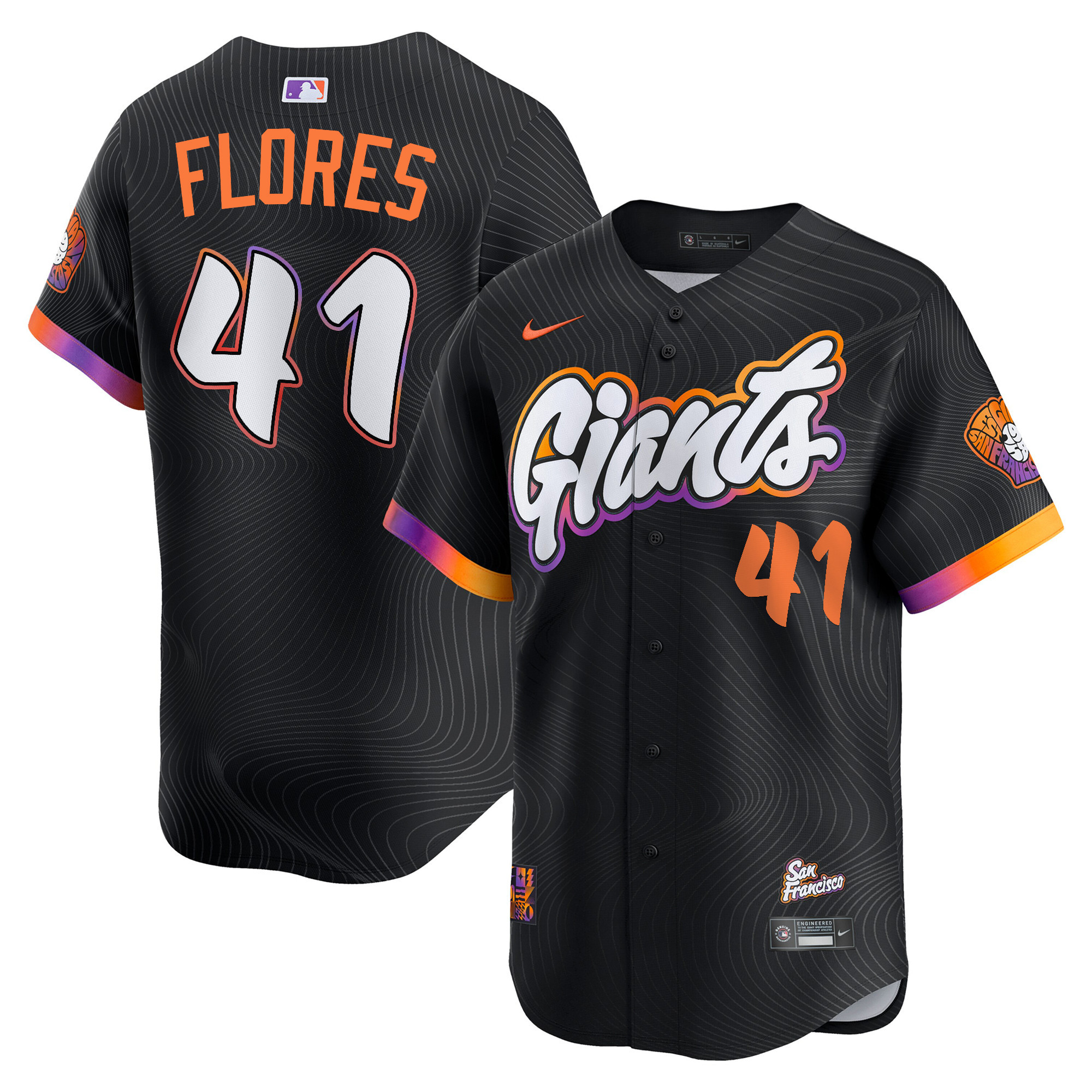 San Francisco Giants 2025 City Connect Vapor Premier Limited Jersey - All Stitched - Image 4