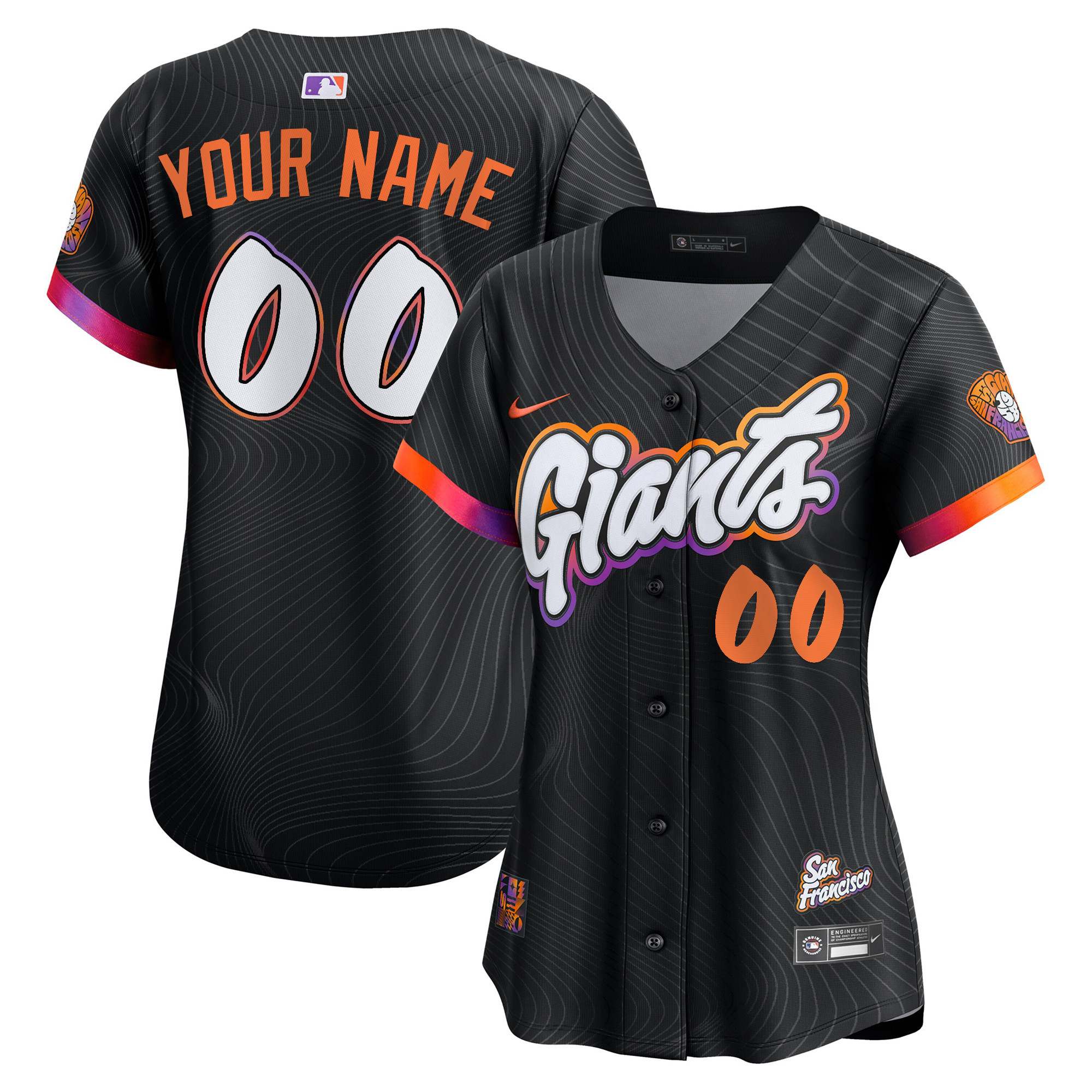 San Francisco Giants 2025 City Connect Vapor Premier Elite Custom Jersey - All Stitched - Image 2