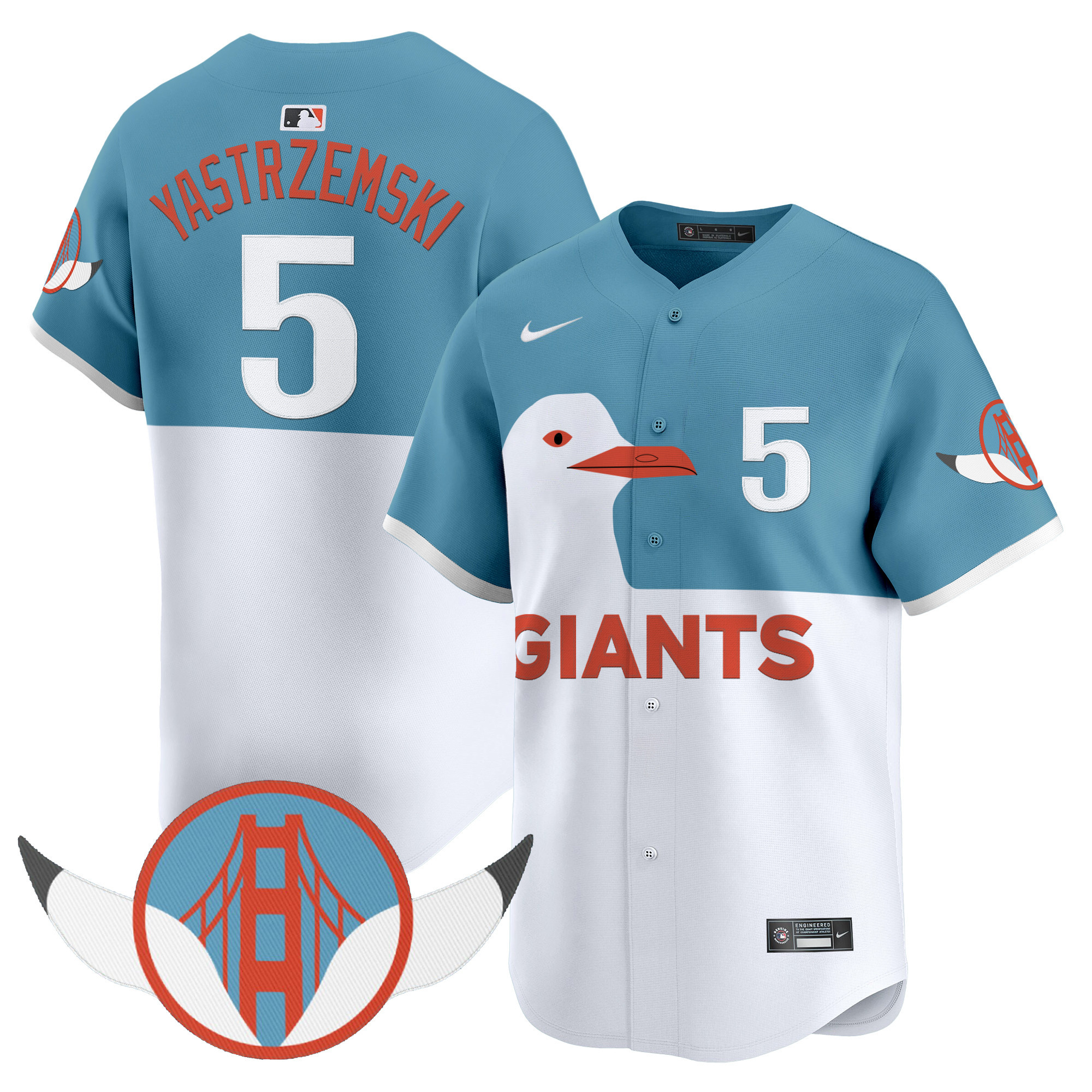 San Francisco Giants Seagull 2025 Vapor Premier Limited Jersey - Stitched - Image 6