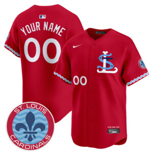 St. Louis Cardinals City Connect Vapor Premier Limited Custom Jersey - All Stitched
