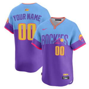 Colorado Rockies 2025 City Connect Vapor Premier Limited Custom Jersey - Stitched