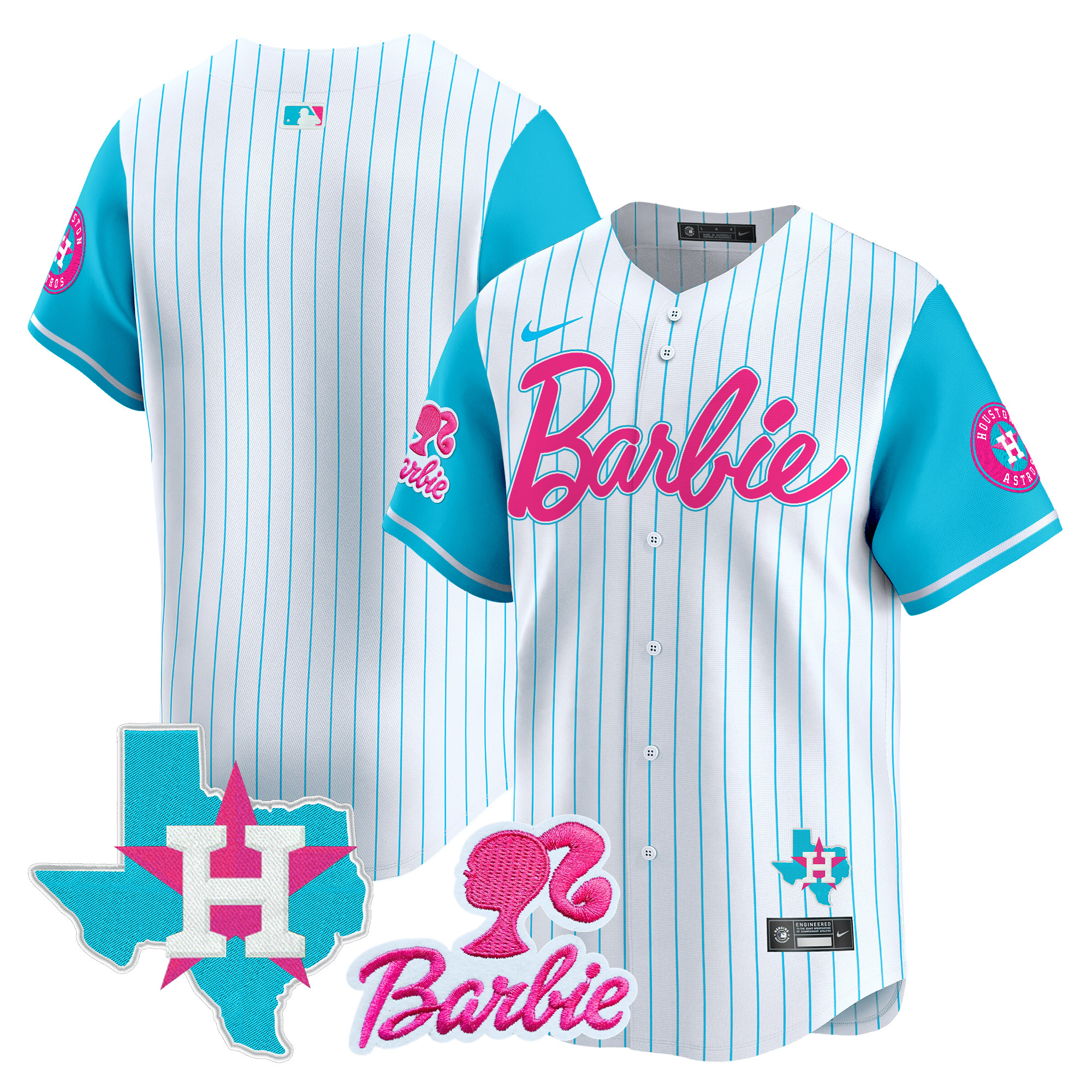 Unisex Astros Barbie Vapor Premier Limited Jersey - All Stitched - Image 20