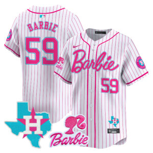 Unisex Astros Barbie Vapor Premier Limited Jersey - All Stitched