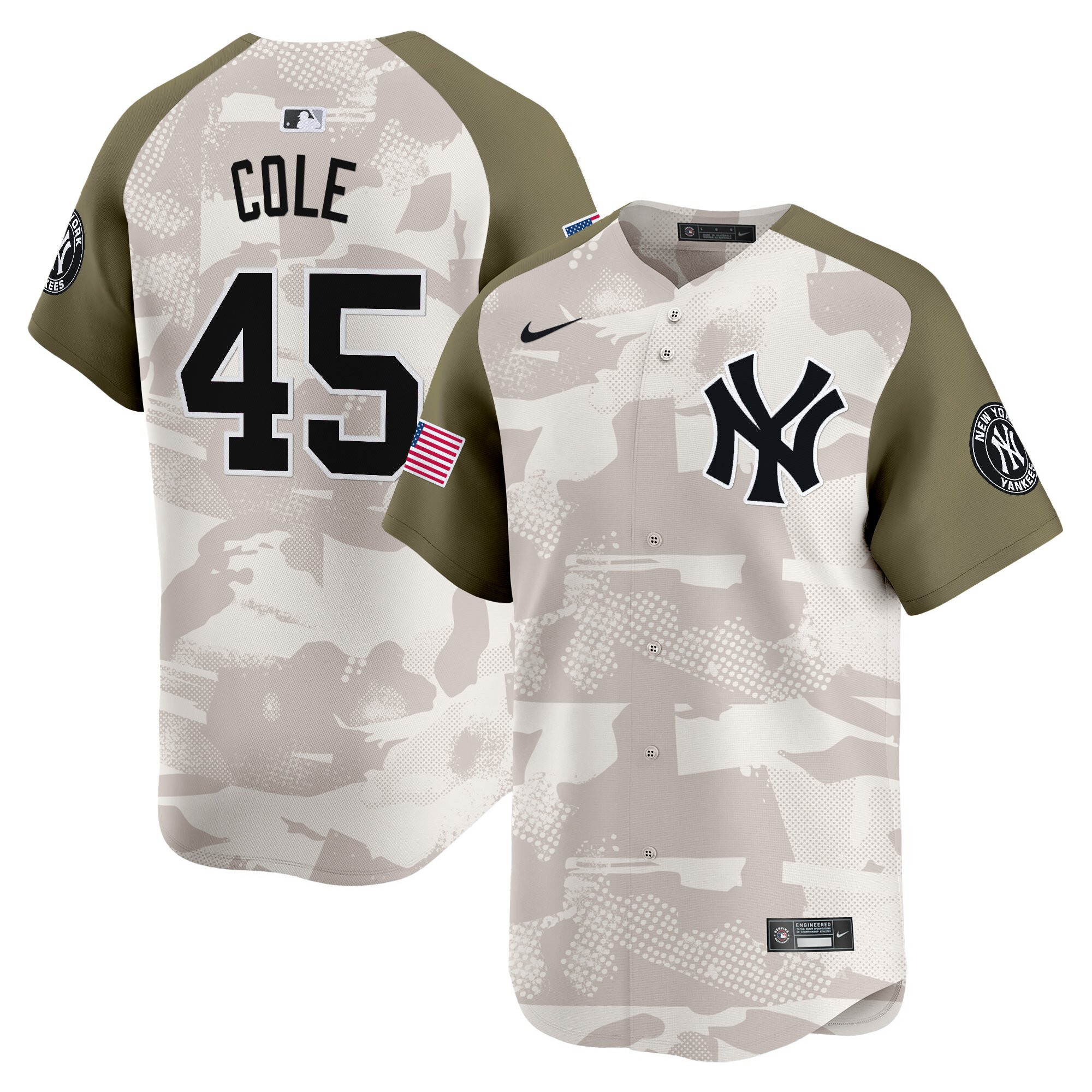 Men's New York Yankees 2025 Armed Forces Day Vapor Premier Limited Jersey - Stitched - Image 5