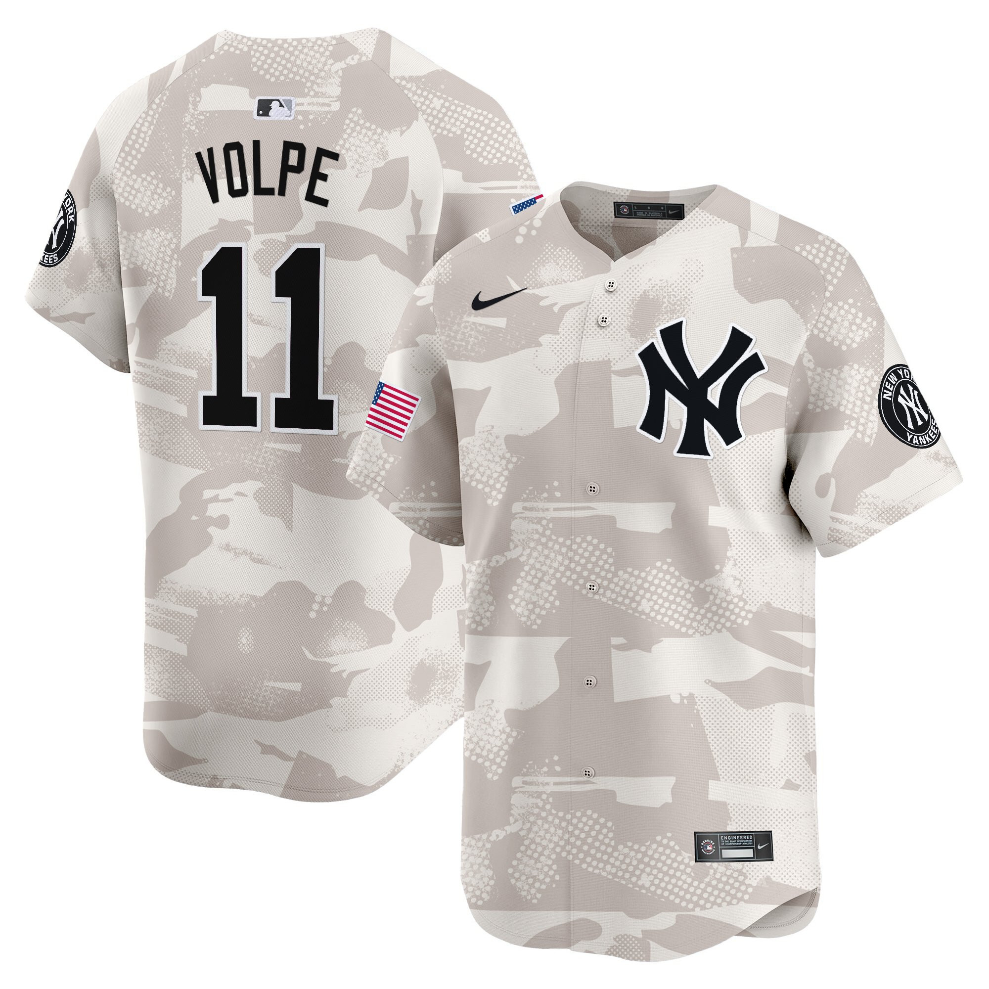 Men's New York Yankees 2025 Armed Forces Day Vapor Premier Limited Jersey - Stitched - Image 10