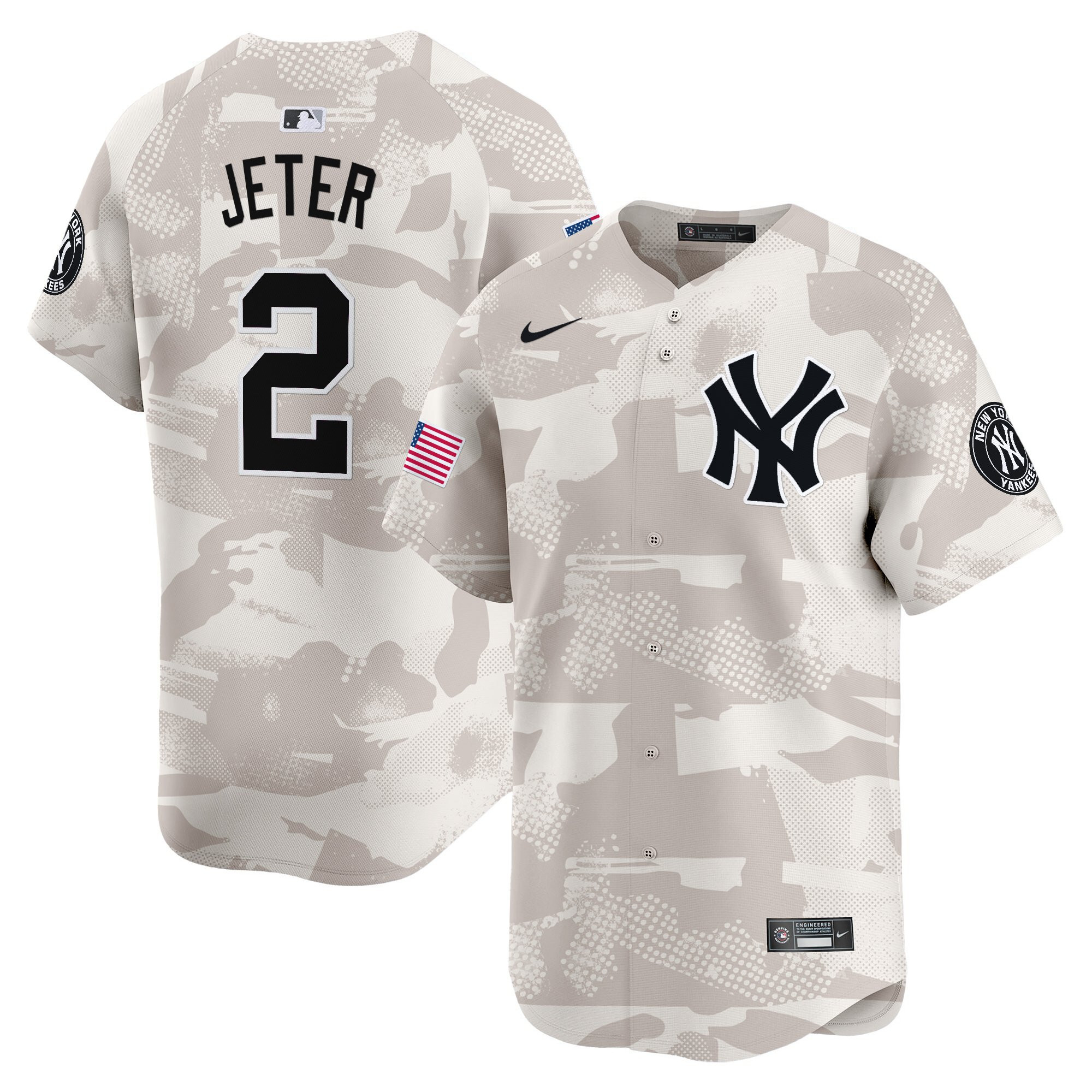 Men's New York Yankees 2025 Armed Forces Day Vapor Premier Limited Jersey - Stitched - Image 12