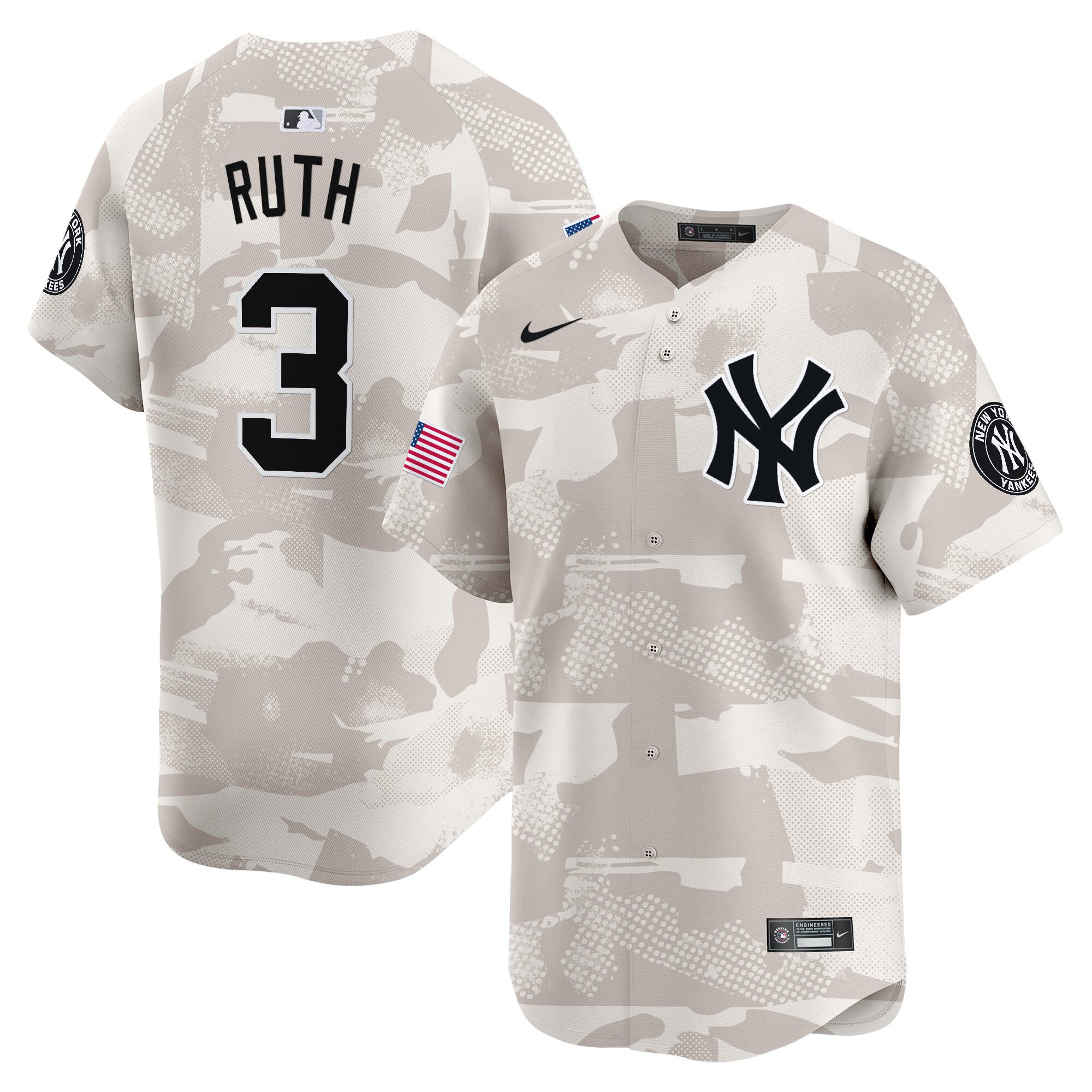 Men's New York Yankees 2025 Armed Forces Day Vapor Premier Limited Jersey - Stitched - Image 11