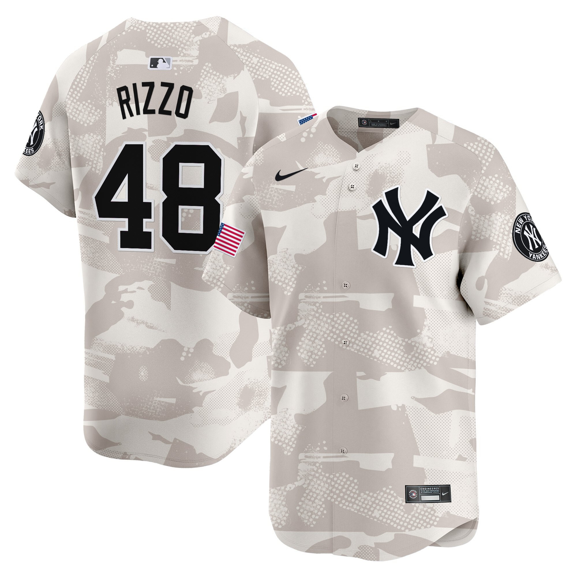 Men's New York Yankees 2025 Armed Forces Day Vapor Premier Limited Jersey - Stitched - Image 14