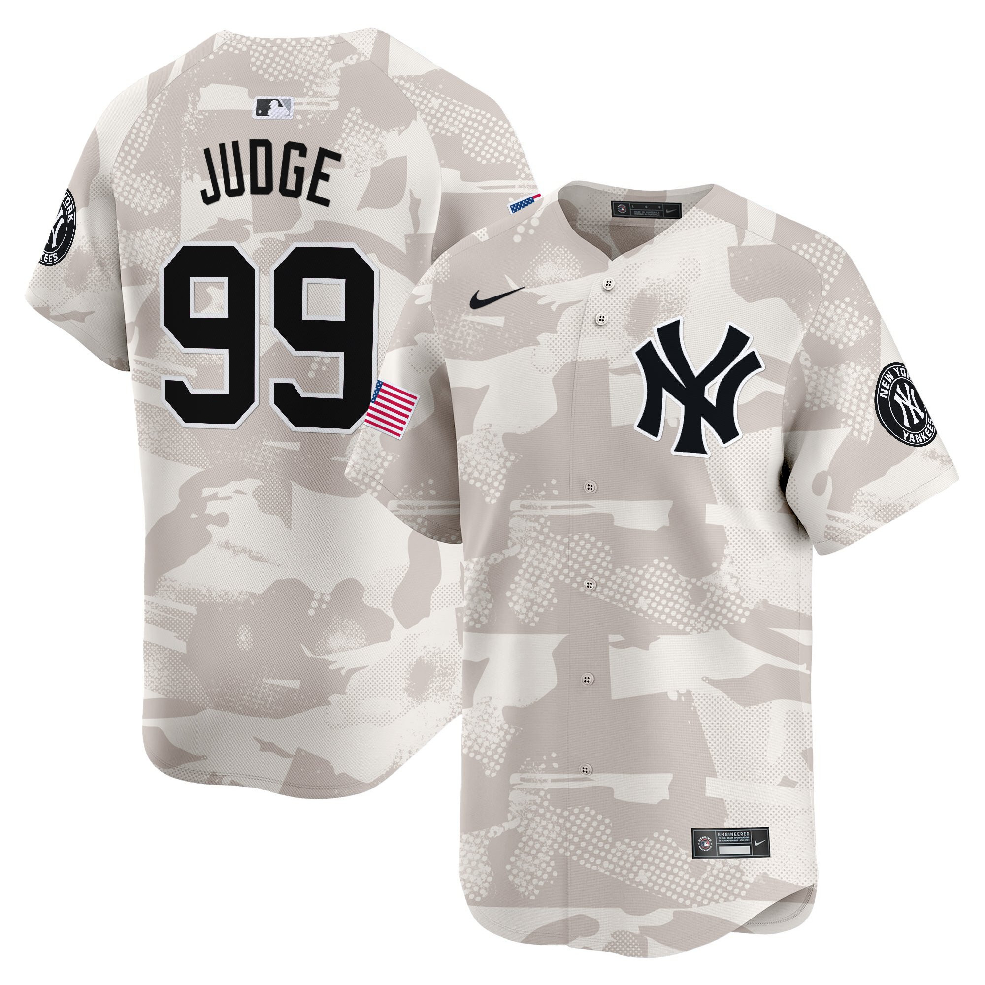 Men's New York Yankees 2025 Armed Forces Day Vapor Premier Limited Jersey - Stitched - Image 9