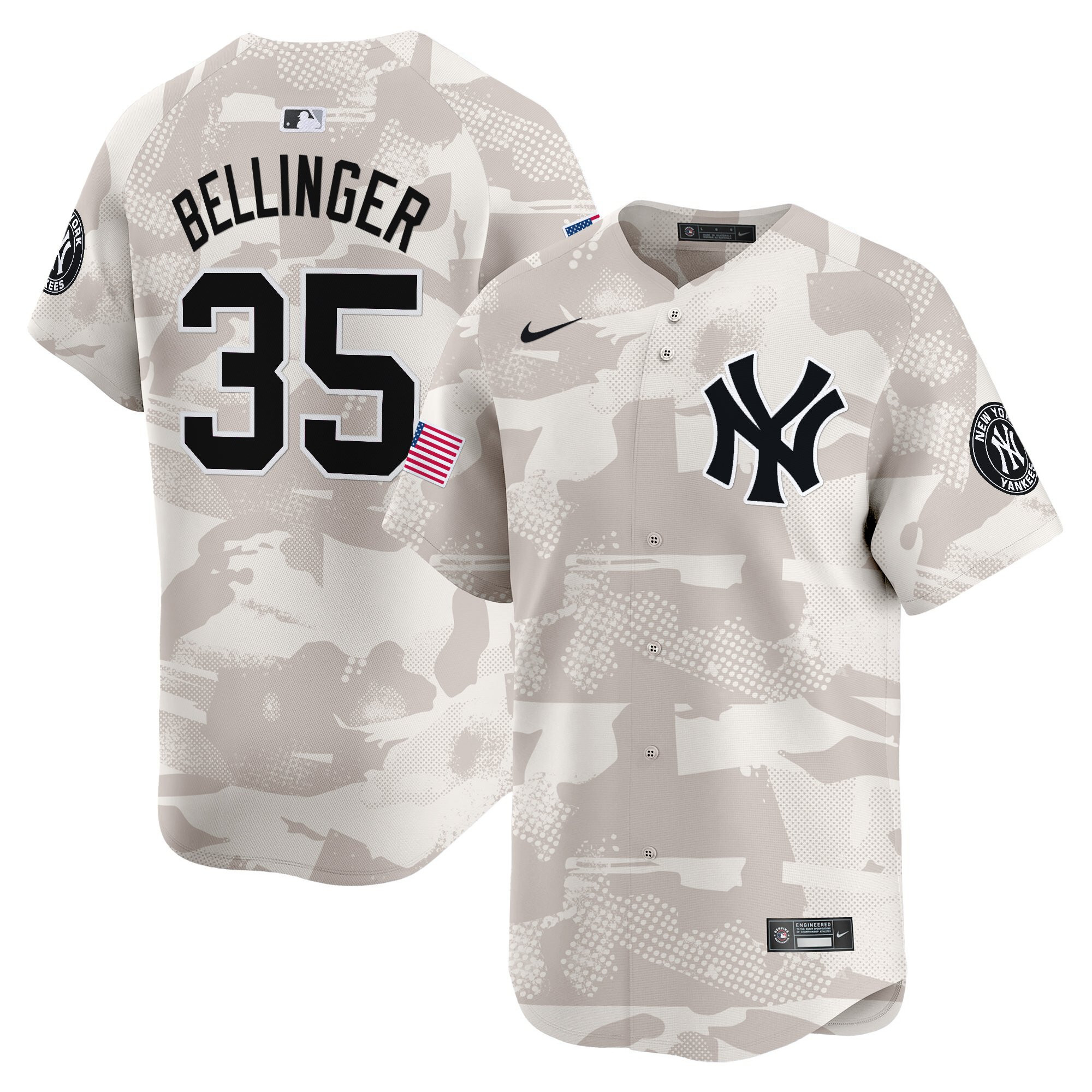 Men's New York Yankees 2025 Armed Forces Day Vapor Premier Limited Jersey - Stitched - Image 15