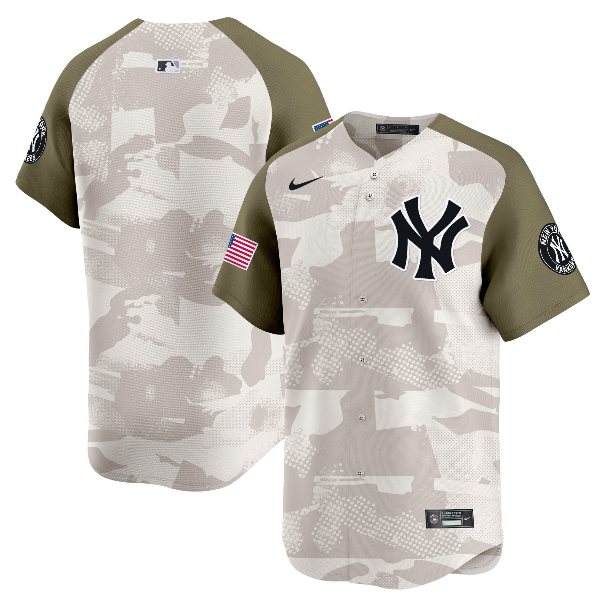 Men's New York Yankees 2025 Armed Forces Day Vapor Premier Limited Jersey - Stitched - Image 8