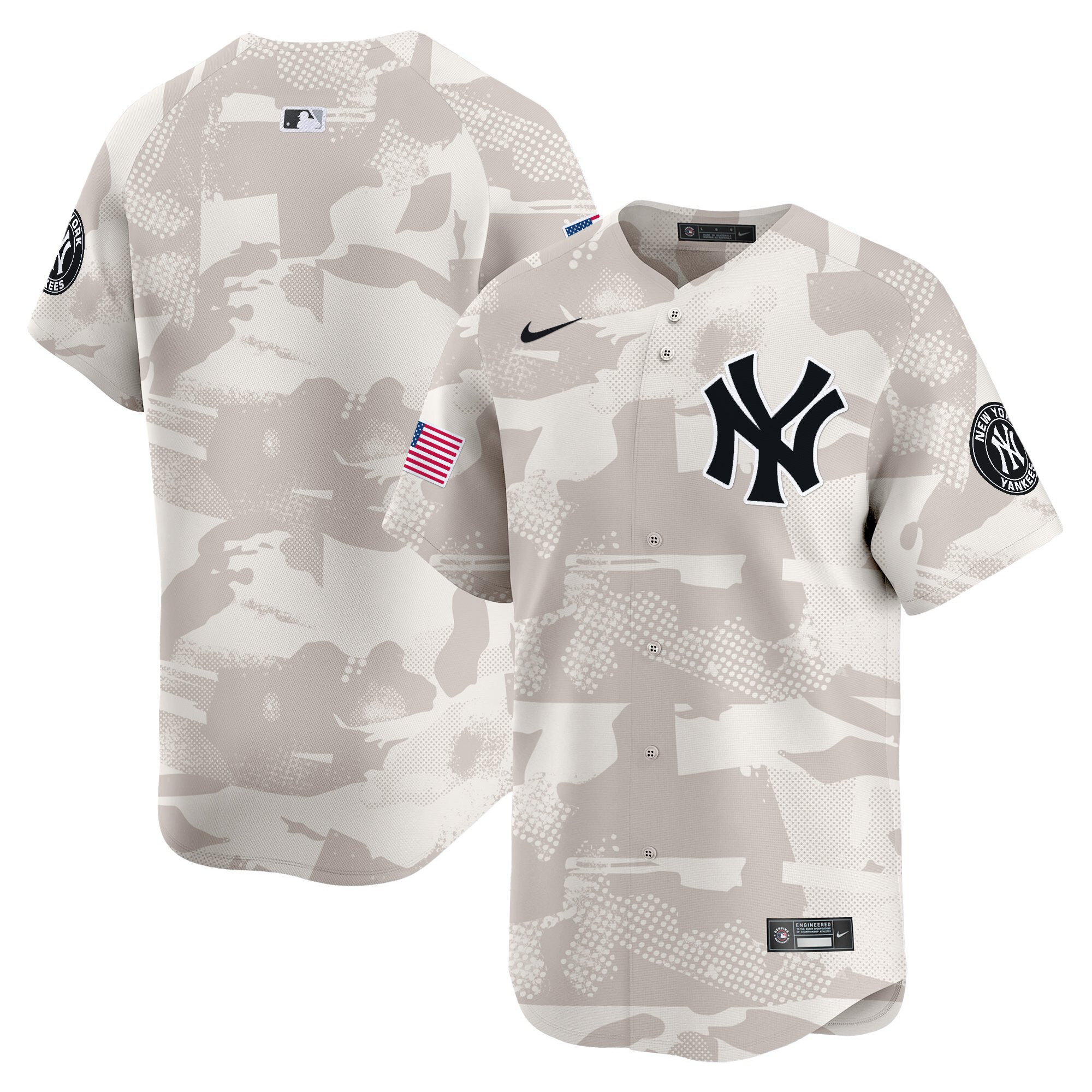 Men's New York Yankees 2025 Armed Forces Day Vapor Premier Limited Jersey - Stitched - Image 16
