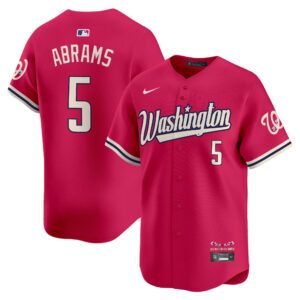 Men's Washington Nationals Cherry Blossom Style Vapor Limited Jersey - All Stitched