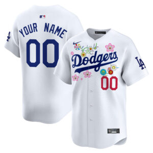 Dodgers x Takashi Murakami 2025 Vapor Premier Limited Custom Jersey - Stitched