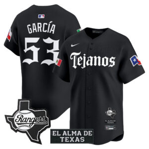 Men's Texas Rangers Mexico Tejano Barrio Style Vapor Premier Limited Jersey - All Stitched