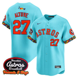 Men's Houston Astros x El Tiempo Cantina Vapor Premier Limited Jersey - All Stitched