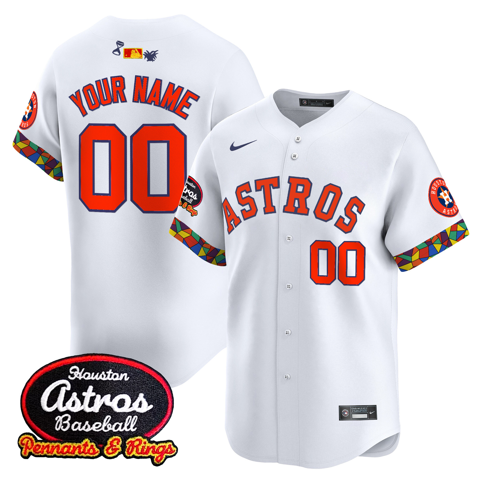 Houston Astros x El Tiempo Cantina Vapor Premier Limited Custom Jersey - All Stitched - Image 2