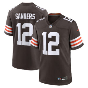 Shedeur Sanders #12 Cleveland Browns 2025 Brown Jersey - All Stitched