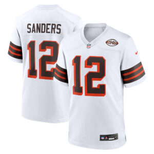 Shedeur Sanders #12 Cleveland Browns 2025 2nd Alternate Jersey - All Stitched