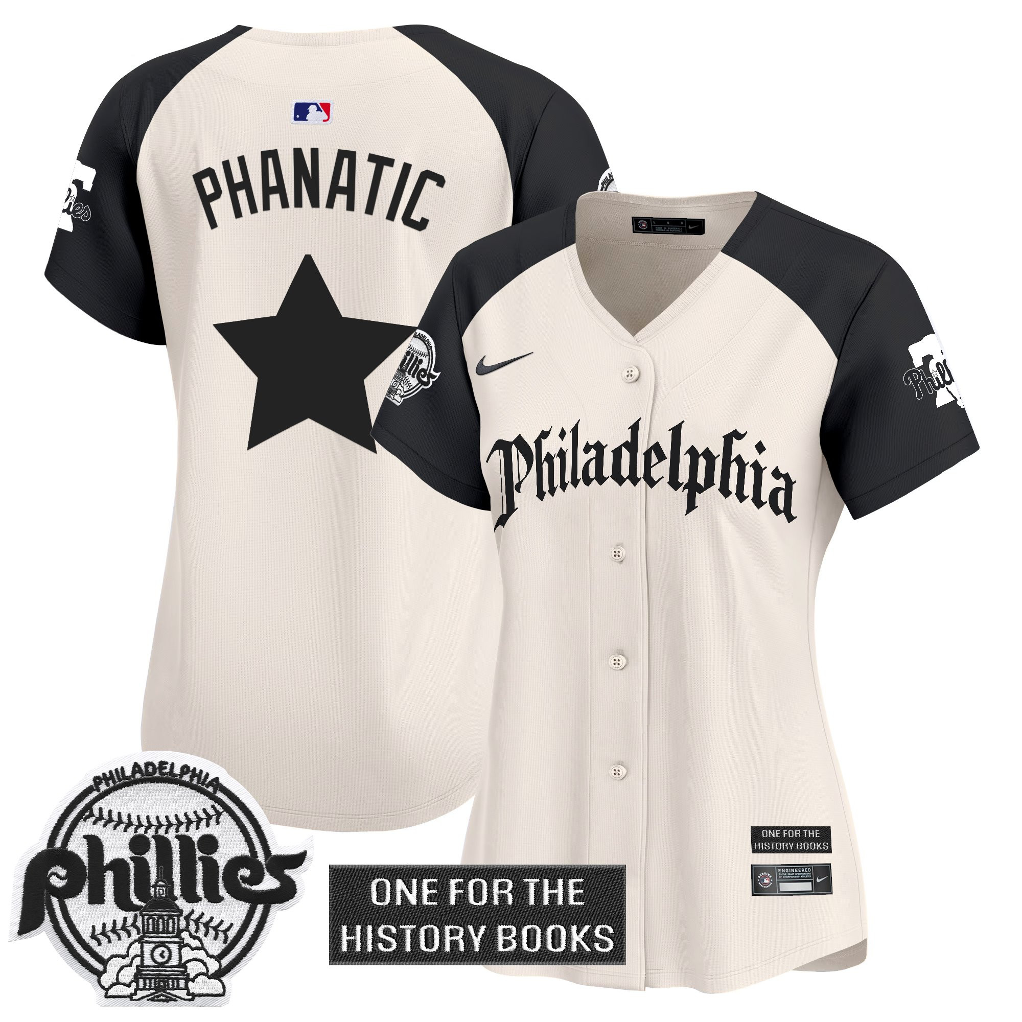 Women's Phillies 'Retro Newspaper Edition' Vapor Premier Limited Jersey - All Stitched - Image 32