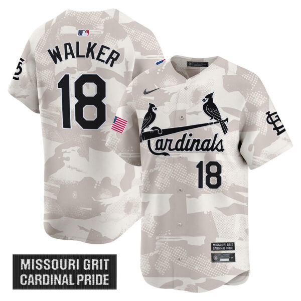 Men's St. Louis Cardinals 2025 Armed Forces Day Vapor Premier Limited Jersey - All Stitched - Image 13