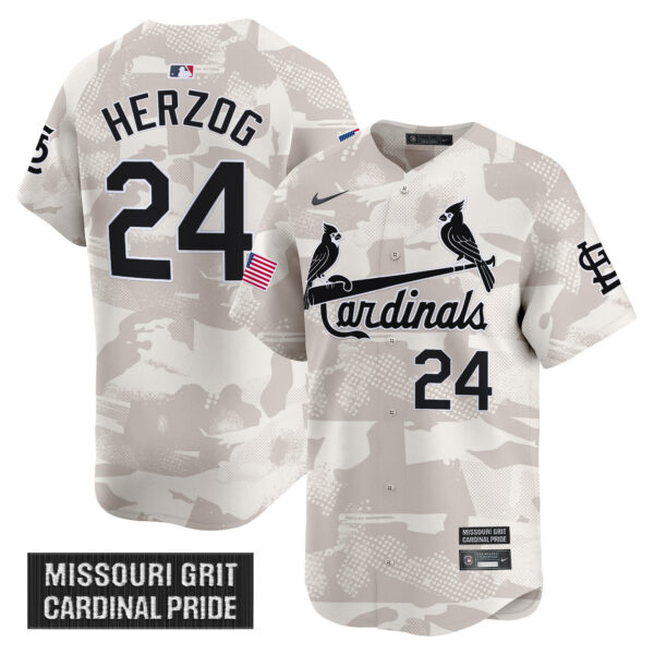 Men's St. Louis Cardinals 2025 Armed Forces Day Vapor Premier Limited Jersey - All Stitched - Image 11