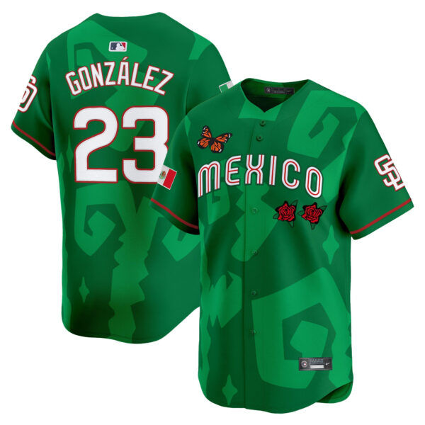 Men's 2025 Mexican Heritage x Sentrock Vapor Premier Limited Jersey - Stitched - Image 7