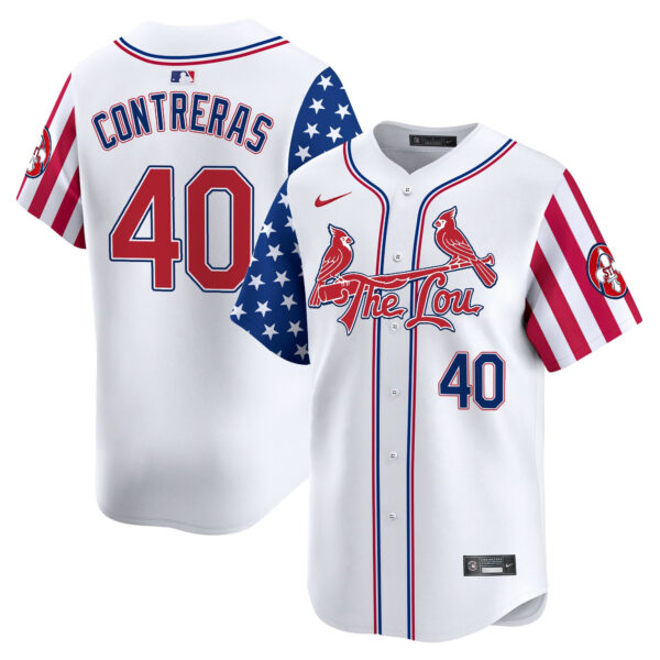 Men's St. Louis Cardinals 2025 Independence Day Vapor Premier Limited Jersey - All Stitched - Image 3
