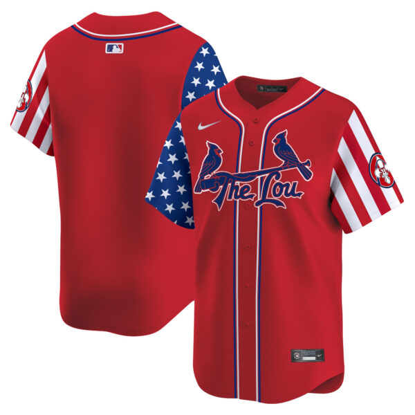Men's St. Louis Cardinals 2025 Independence Day Vapor Premier Limited Jersey - All Stitched - Image 18