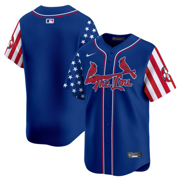 Men's St. Louis Cardinals 2025 Independence Day Vapor Premier Limited Jersey - All Stitched - Image 27