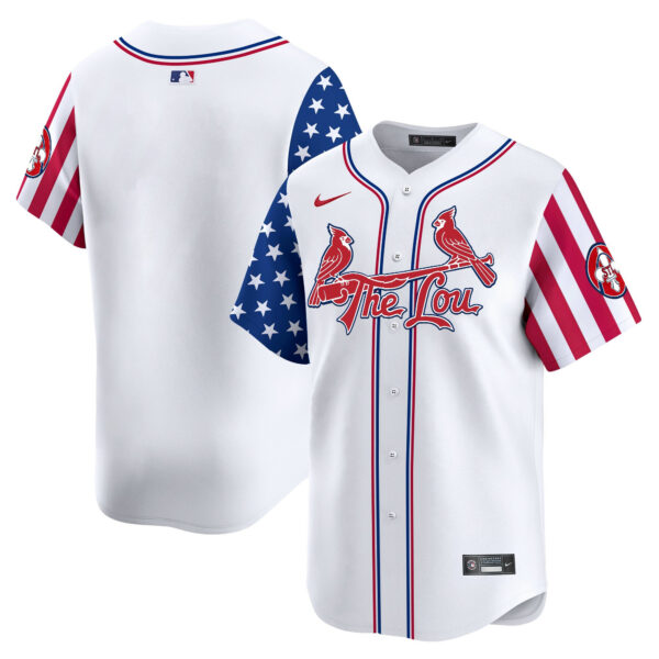 Men's St. Louis Cardinals 2025 Independence Day Vapor Premier Limited Jersey - All Stitched - Image 9