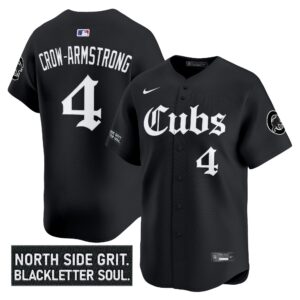 Men's Chicago Cubs 'Gothic North Side Edition' Vapor Premier Limited Jersey - All Stitched