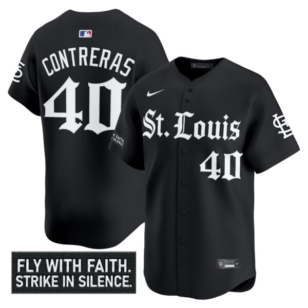 Men's St. Louis Cardinals 'Gothic Legacy Edition' Vapor Premier Limited Jersey - All Stitched - Image 3