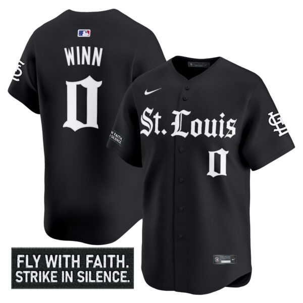 Men's St. Louis Cardinals 'Gothic Legacy Edition' Vapor Premier Limited Jersey - All Stitched - Image 6