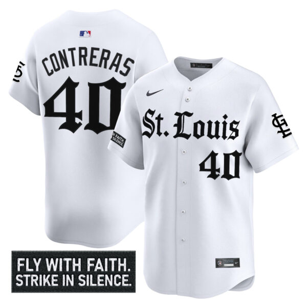 Men's St. Louis Cardinals 'Gothic Legacy Edition' Vapor Premier Limited Jersey - All Stitched - Image 12