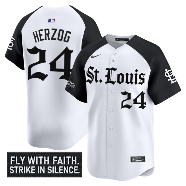 Men's St. Louis Cardinals 'Gothic Legacy Edition' Vapor Premier Limited Jersey - All Stitched - Image 20