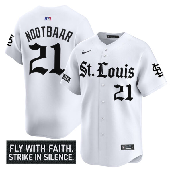Men's St. Louis Cardinals 'Gothic Legacy Edition' Vapor Premier Limited Jersey - All Stitched - Image 16
