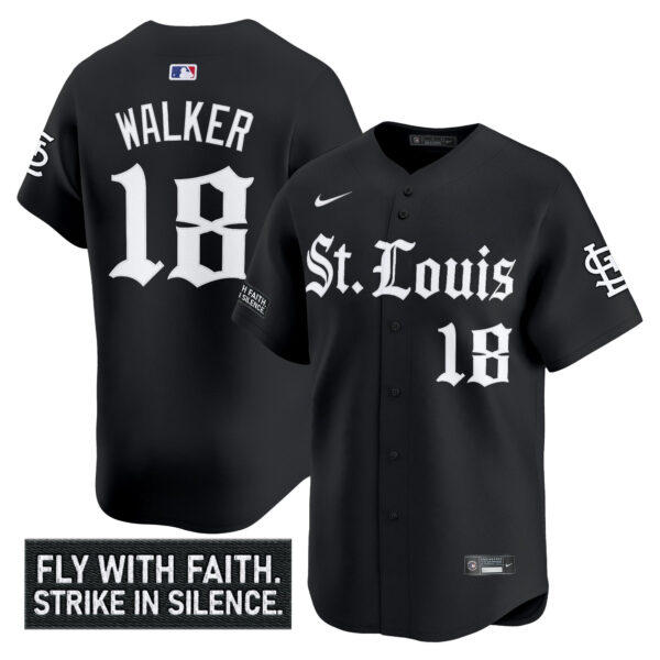 Men's St. Louis Cardinals 'Gothic Legacy Edition' Vapor Premier Limited Jersey - All Stitched - Image 4