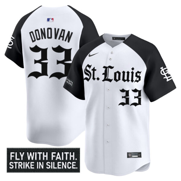 Men's St. Louis Cardinals 'Gothic Legacy Edition' Vapor Premier Limited Jersey - All Stitched - Image 26