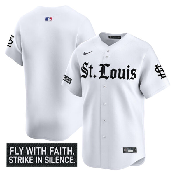 Men's St. Louis Cardinals 'Gothic Legacy Edition' Vapor Premier Limited Jersey - All Stitched - Image 18