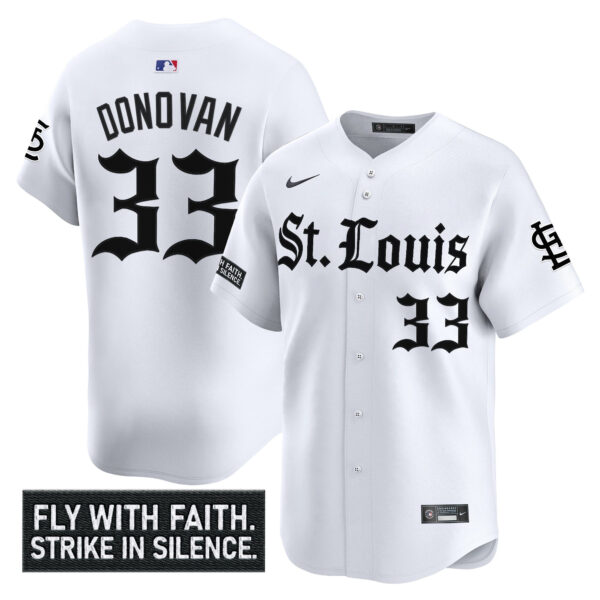 Men's St. Louis Cardinals 'Gothic Legacy Edition' Vapor Premier Limited Jersey - All Stitched - Image 17