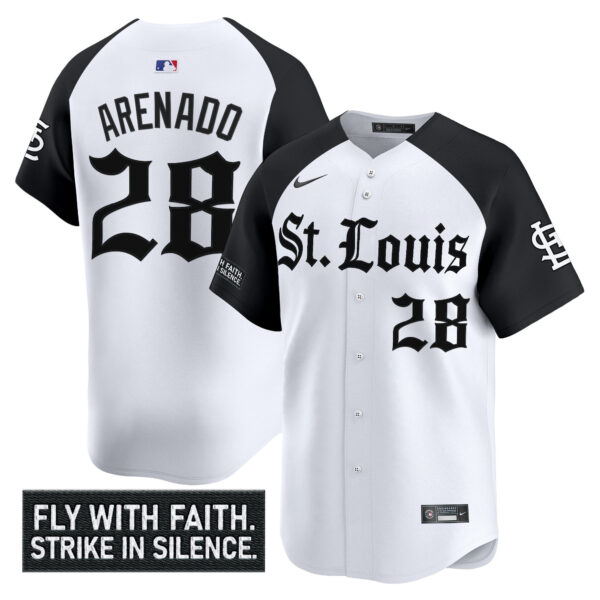 Men's St. Louis Cardinals 'Gothic Legacy Edition' Vapor Premier Limited Jersey - All Stitched - Image 19