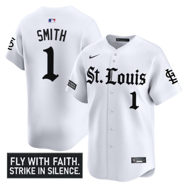 Men's St. Louis Cardinals 'Gothic Legacy Edition' Vapor Premier Limited Jersey - All Stitched - Image 14