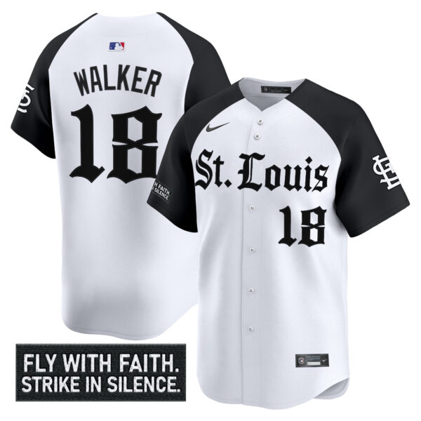 Men's St. Louis Cardinals 'Gothic Legacy Edition' Vapor Premier Limited Jersey - All Stitched - Image 22